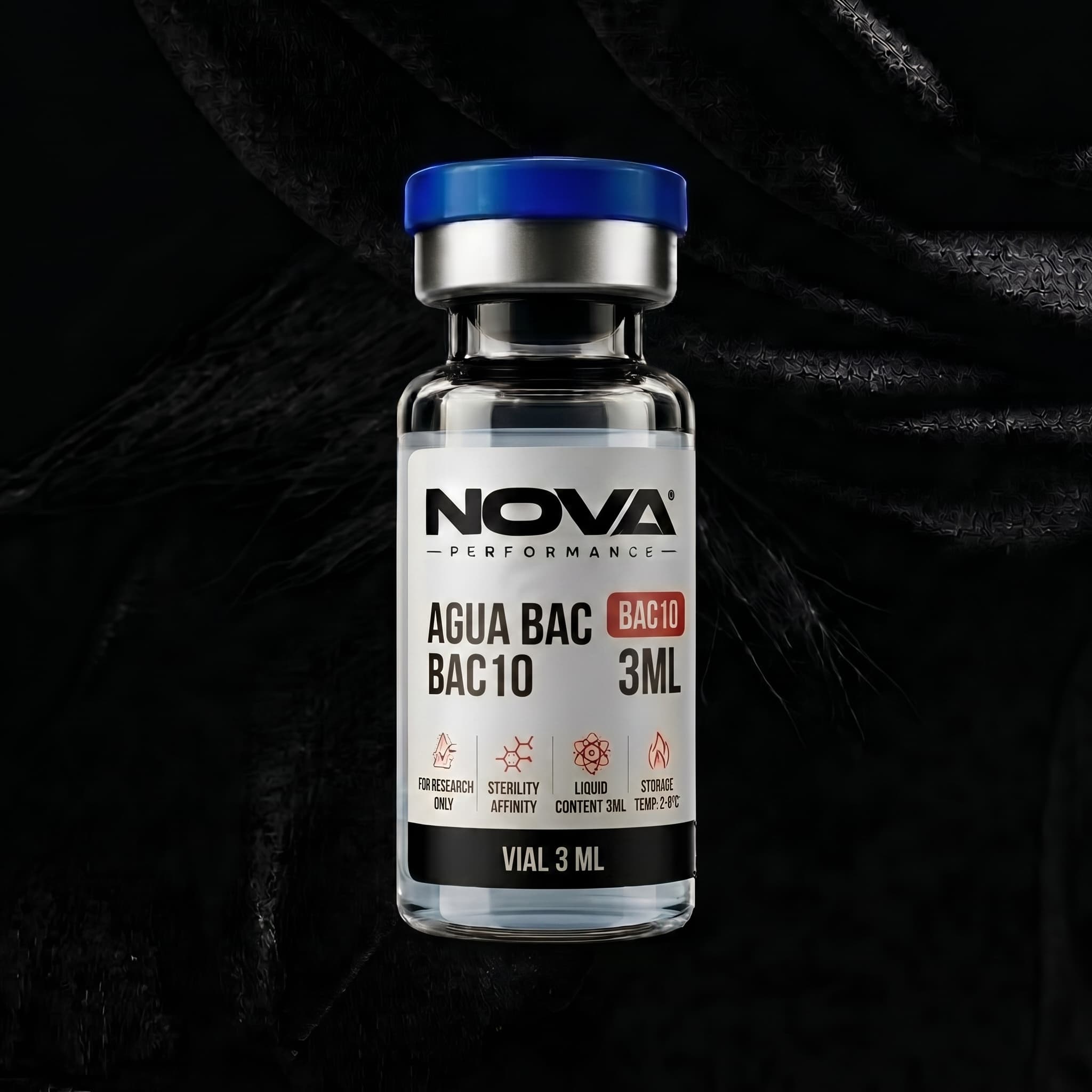 Agua Bacteriostática 3ml — Solvente para Reconstitución de Péptidos
